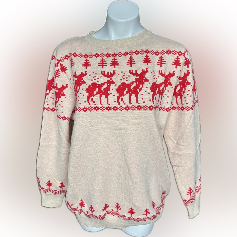 New! Christmas Knitted Pullover Holiday Sweater